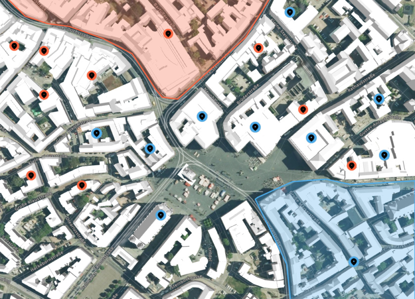 Datengestütztes Innenstadtmanagement für die Stadt Halle (Saale)